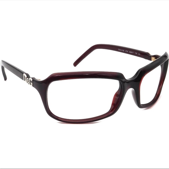 Dolce Gabbana Sunglasses 2192 K74 Burgundy Wrap Made In Italy 62 mm - Picture 3 of 8